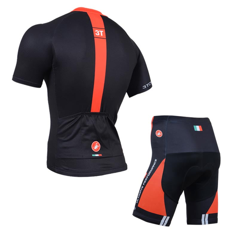 Men's Short Sleeve Cycling Jersey (Bib) Shorts Castelli 144
