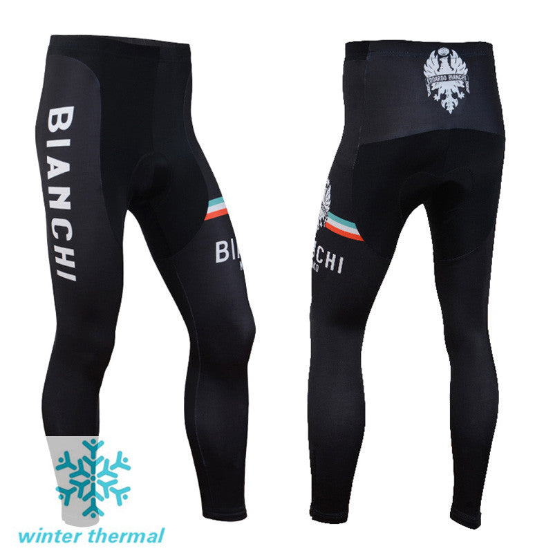 Winter Fleece Long Sleeve Cycling Jersey (Bib) Pants 093