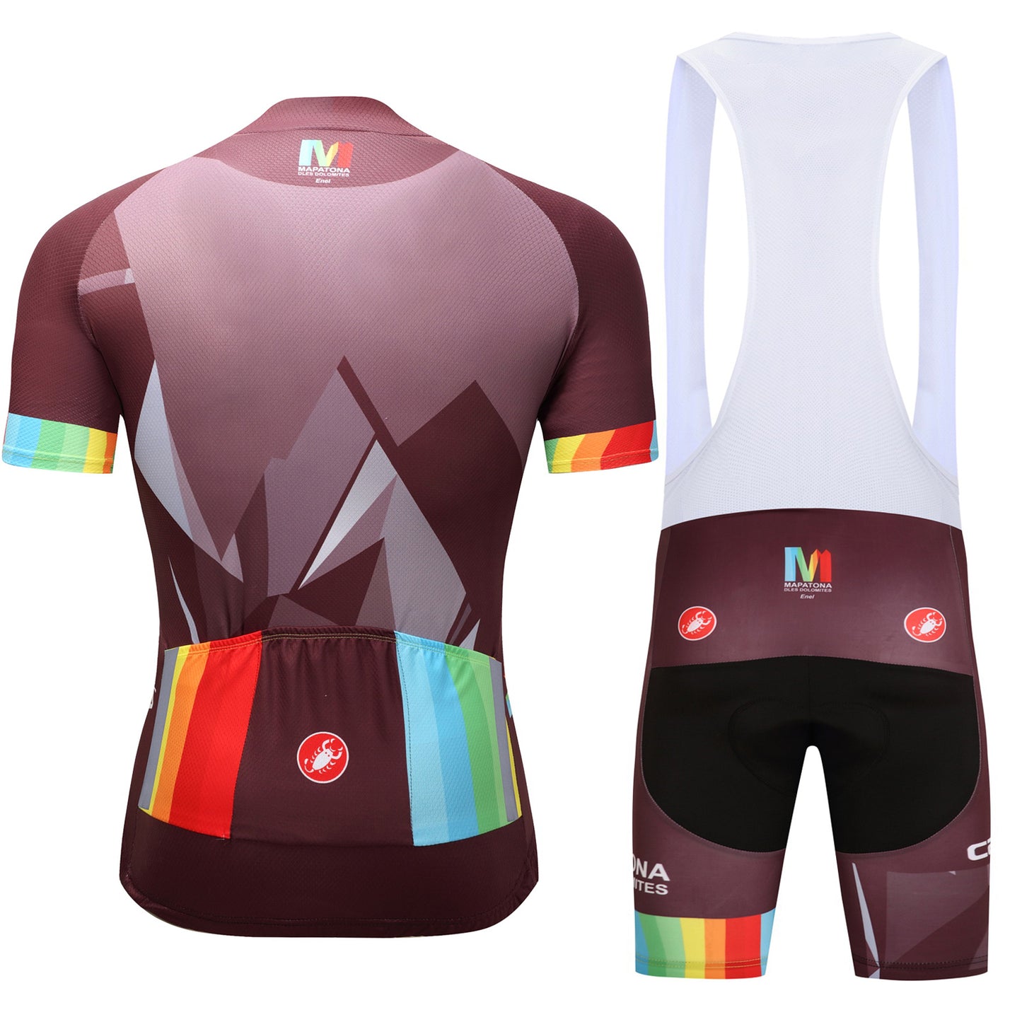Men's Short Sleeve Cycling Jersey (Bib) Shorts Castelli 411