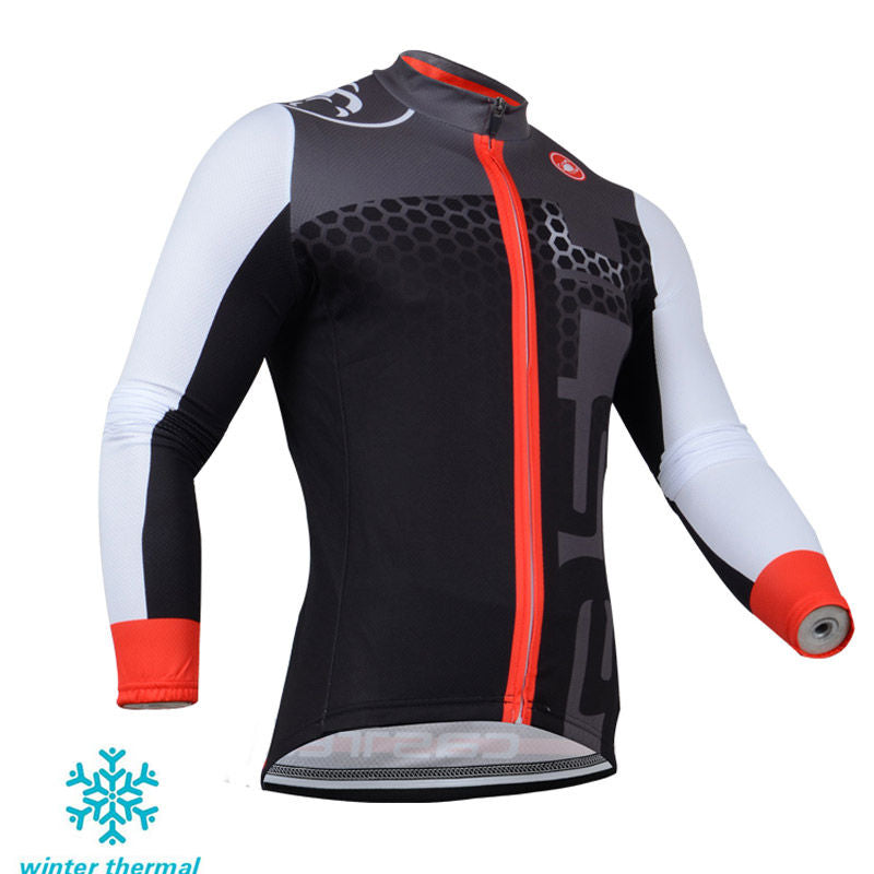 Winter Fleece Long Sleeve Cycling Jersey (Bib) Pants 103