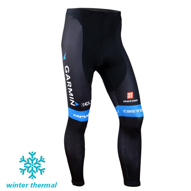 Winter Fleece Long Sleeve Cycling Jersey (Bib) Pants 082
