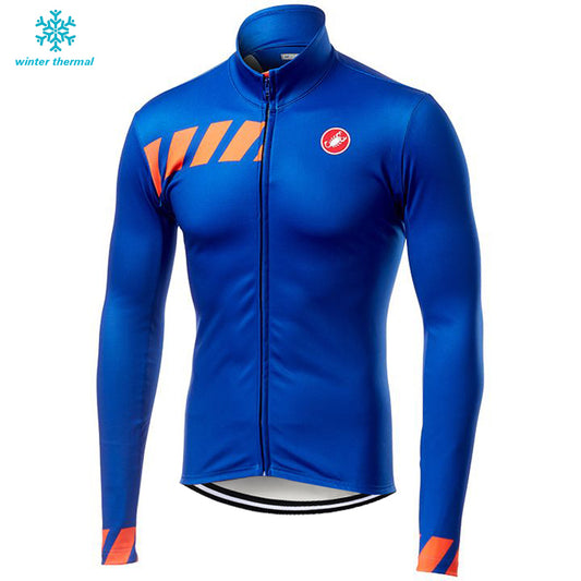 FLeece Long Sleeve Cycling Jersey (Bib) Pants 2019 Castelli-007