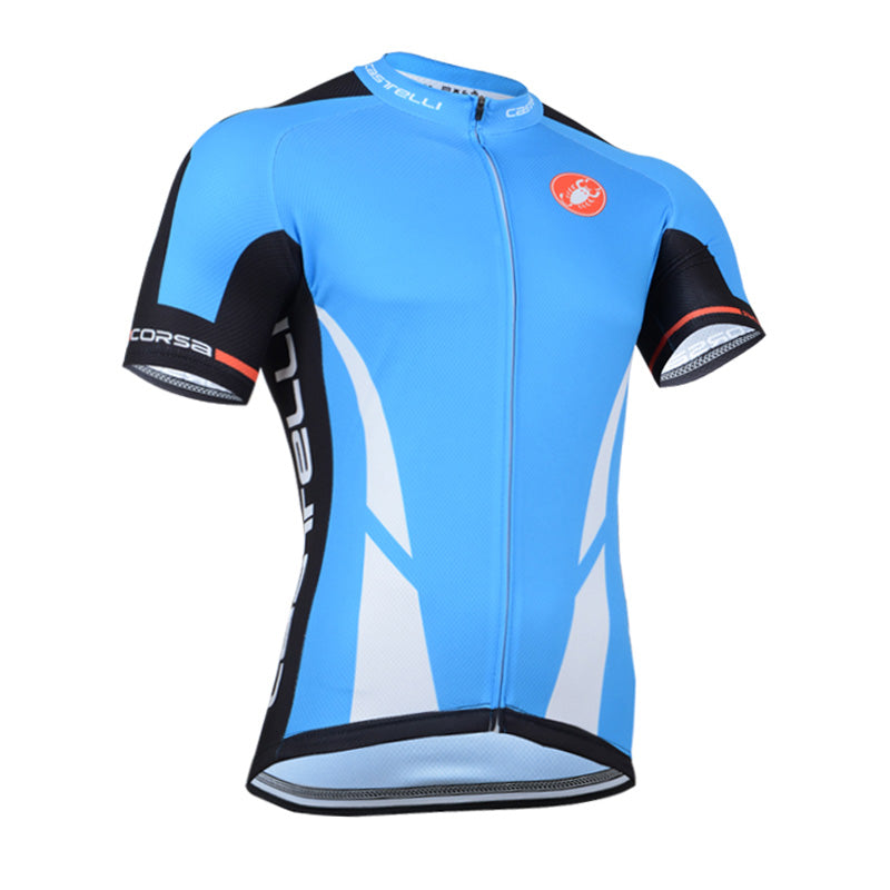 Men's Short Sleeve Cycling Jersey (Bib) Shorts Castelli 090