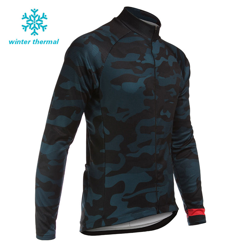 FLeece Long Sleeve Cycling Jersey (Bib) Pants 1146
