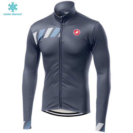FLeece Long Sleeve Cycling Jersey (Bib) Pants 2019 Castelli-008