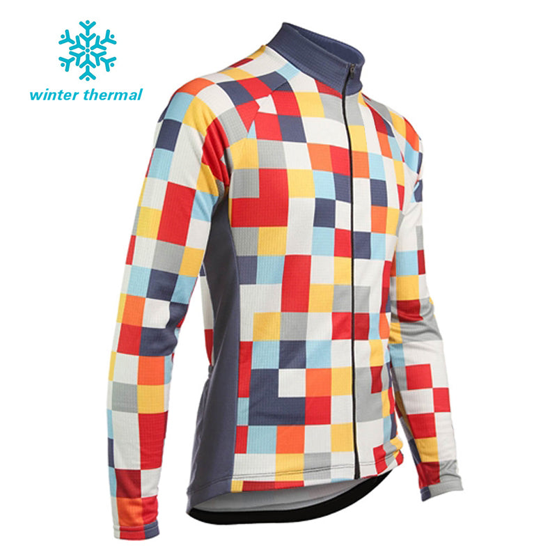 FLeece Long Sleeve Cycling Jersey (Bib) Pants 1067