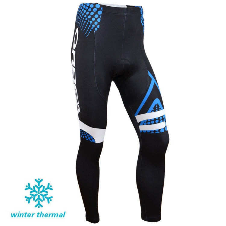 Winter Fleece Long Sleeve Cycling Jersey (Bib) Pants 099