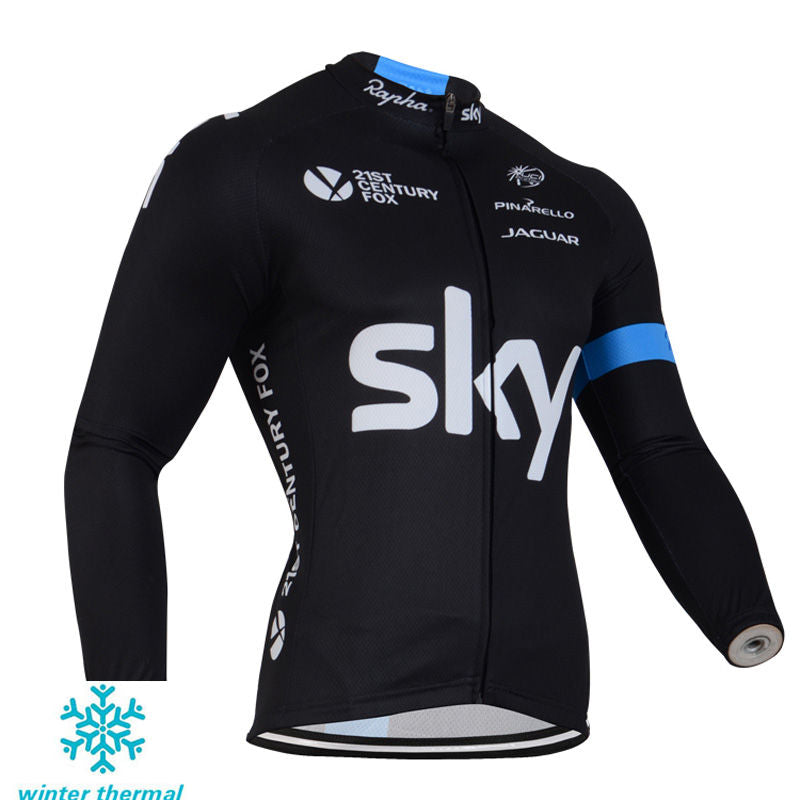 Winter Fleece Long Sleeve Cycling Jersey (Bib) Pants 133