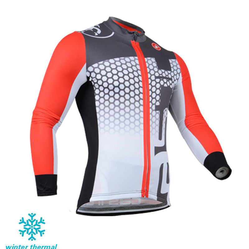 Winter Fleece Long Sleeve Cycling Jersey (Bib) Pants 104