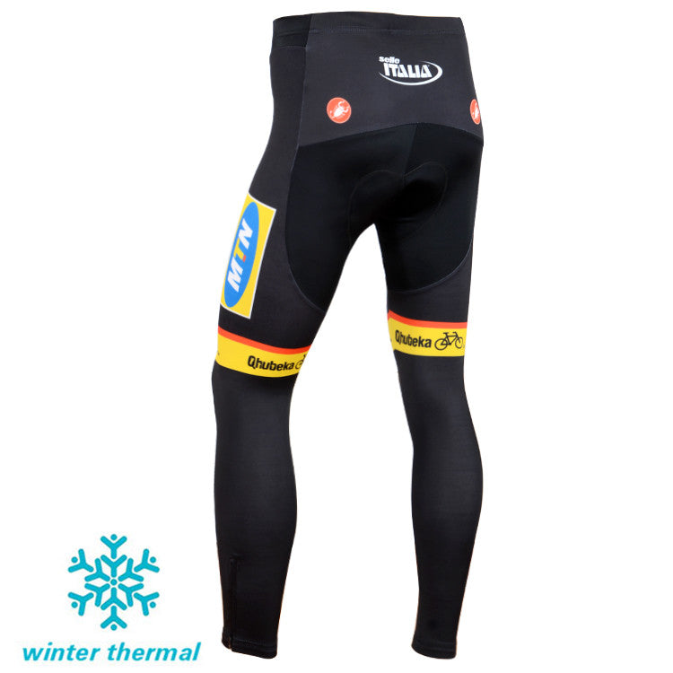 Winter Fleece Long Sleeve Cycling Jersey (Bib) Pants 064