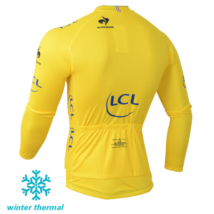 Winter Fleece Long Sleeve Cycling Jersey (Bib) Pants 068