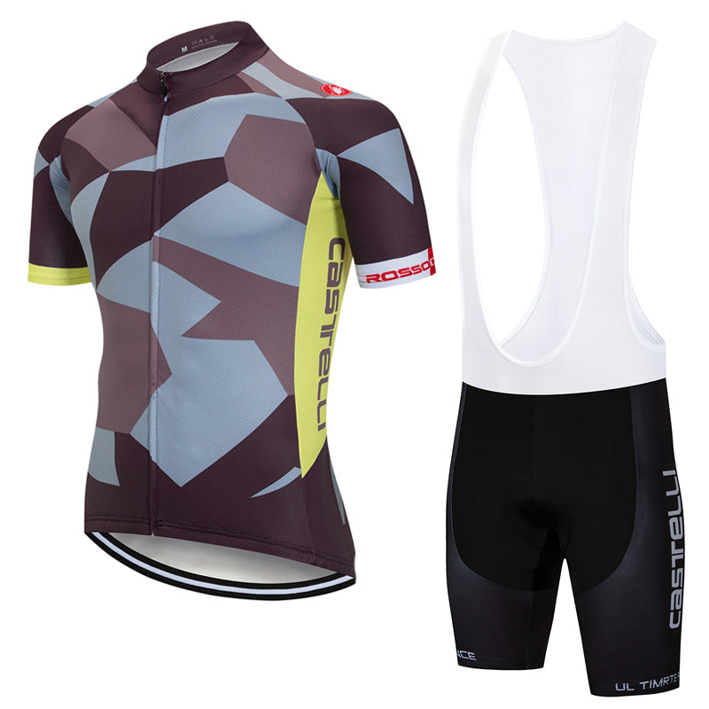 Men's Short Sleeve Cycling Jersey (Bib) Shorts Castelli 463