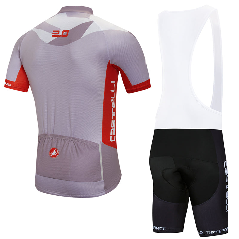 Men's Short Sleeve Cycling Jersey (Bib) Shorts Castelli 464