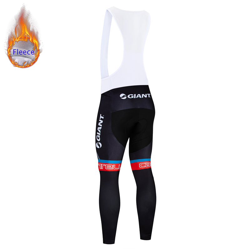 FLeece Long Sleeve Cycling Jersey (Bib) Pants 531