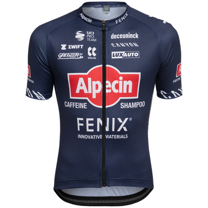 Men's Breathable Short Sleeve Cycling Jersey (Bib) Shorts Alpecin Fenix-2022-001-AC