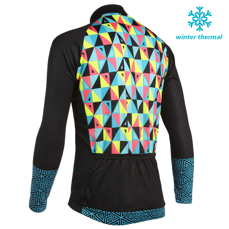 FLeece Long Sleeve Cycling Jersey (Bib) Pants 1139