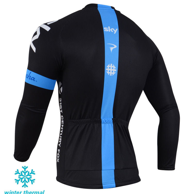 Winter Fleece Long Sleeve Cycling Jersey (Bib) Pants 133