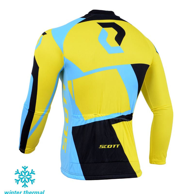 Winter Fleece Long Sleeve Cycling Jersey (Bib) Pants 100