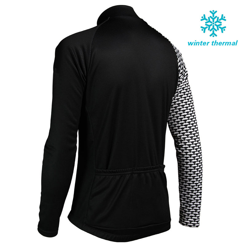 FLeece Long Sleeve Cycling Jersey (Bib) Pants 1007