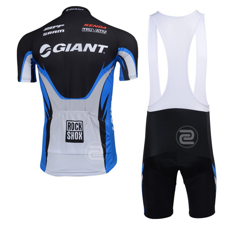 Men's Breathable Short Sleeve Cycling Jersey (Bib) Shorts