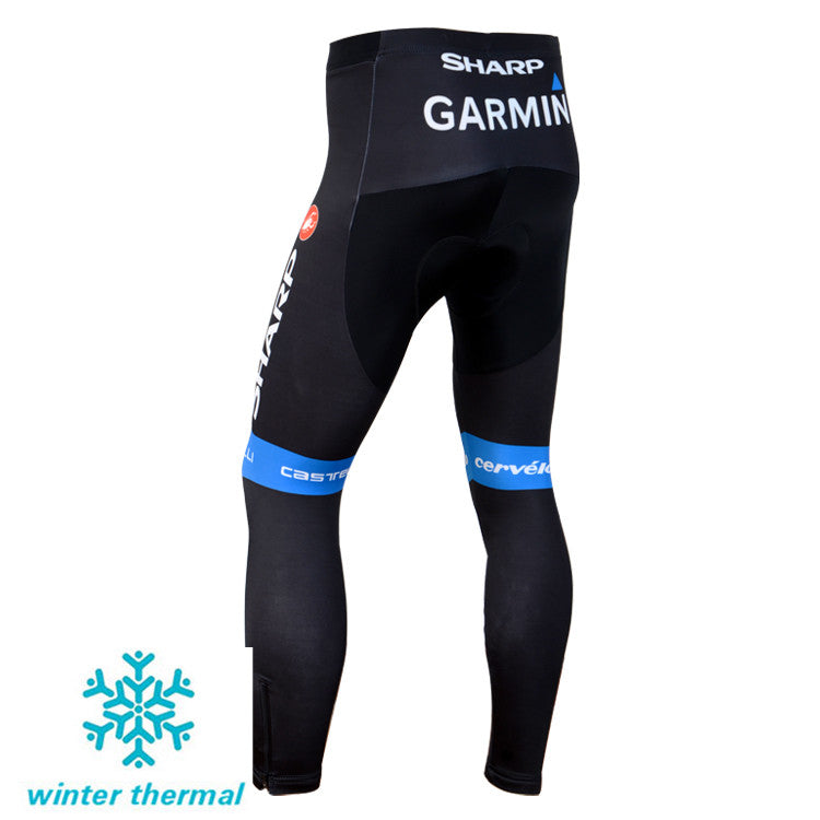 Winter Fleece Long Sleeve Cycling Jersey (Bib) Pants 082