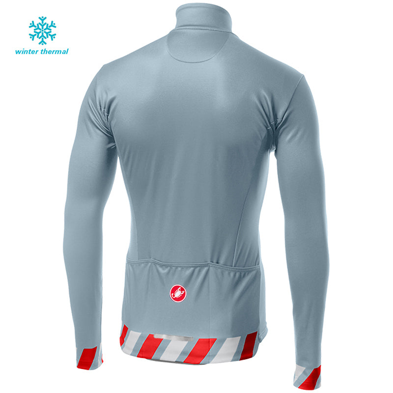 FLeece Long Sleeve Cycling Jersey (Bib) Pants 2019 Castelli-006