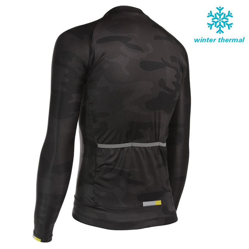 FLeece Long Sleeve Cycling Jersey (Bib) Pants 1144