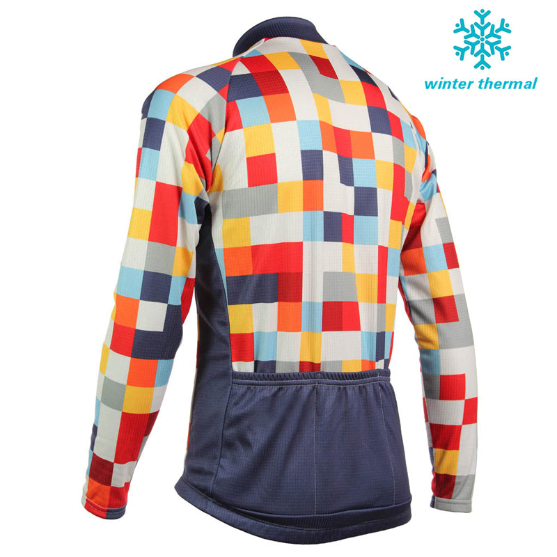 FLeece Long Sleeve Cycling Jersey (Bib) Pants 1067