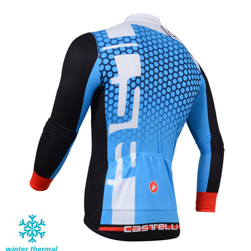 Winter Fleece Long Sleeve Cycling Jersey (Bib) Pants 105