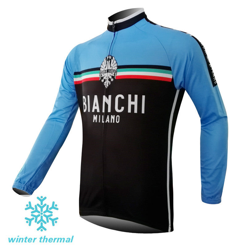 Winter Fleece Long Sleeve Cycling Jersey (Bib) Pants 095