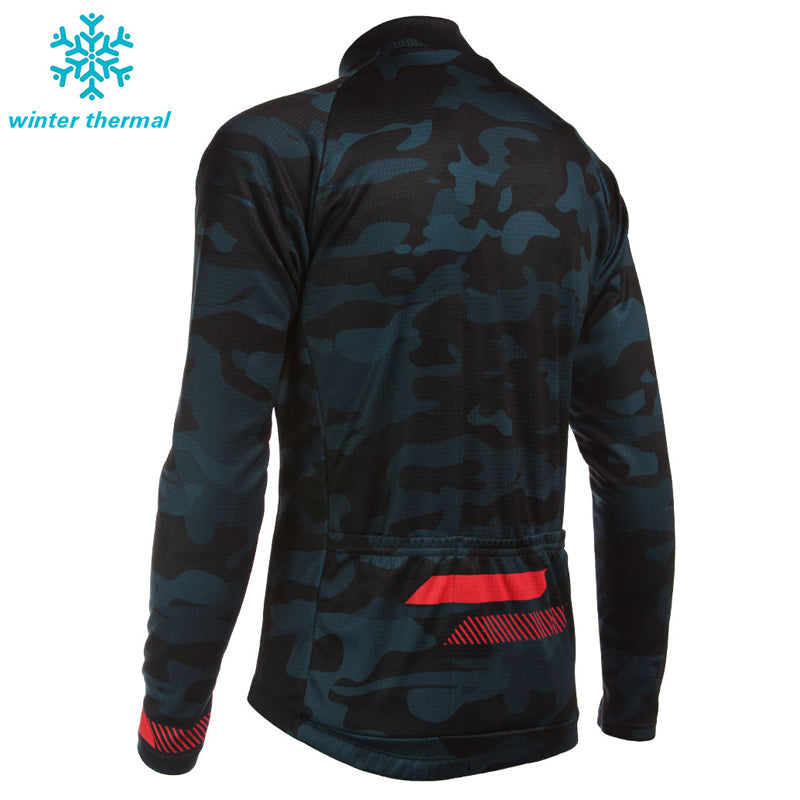 FLeece Long Sleeve Cycling Jersey (Bib) Pants 1146