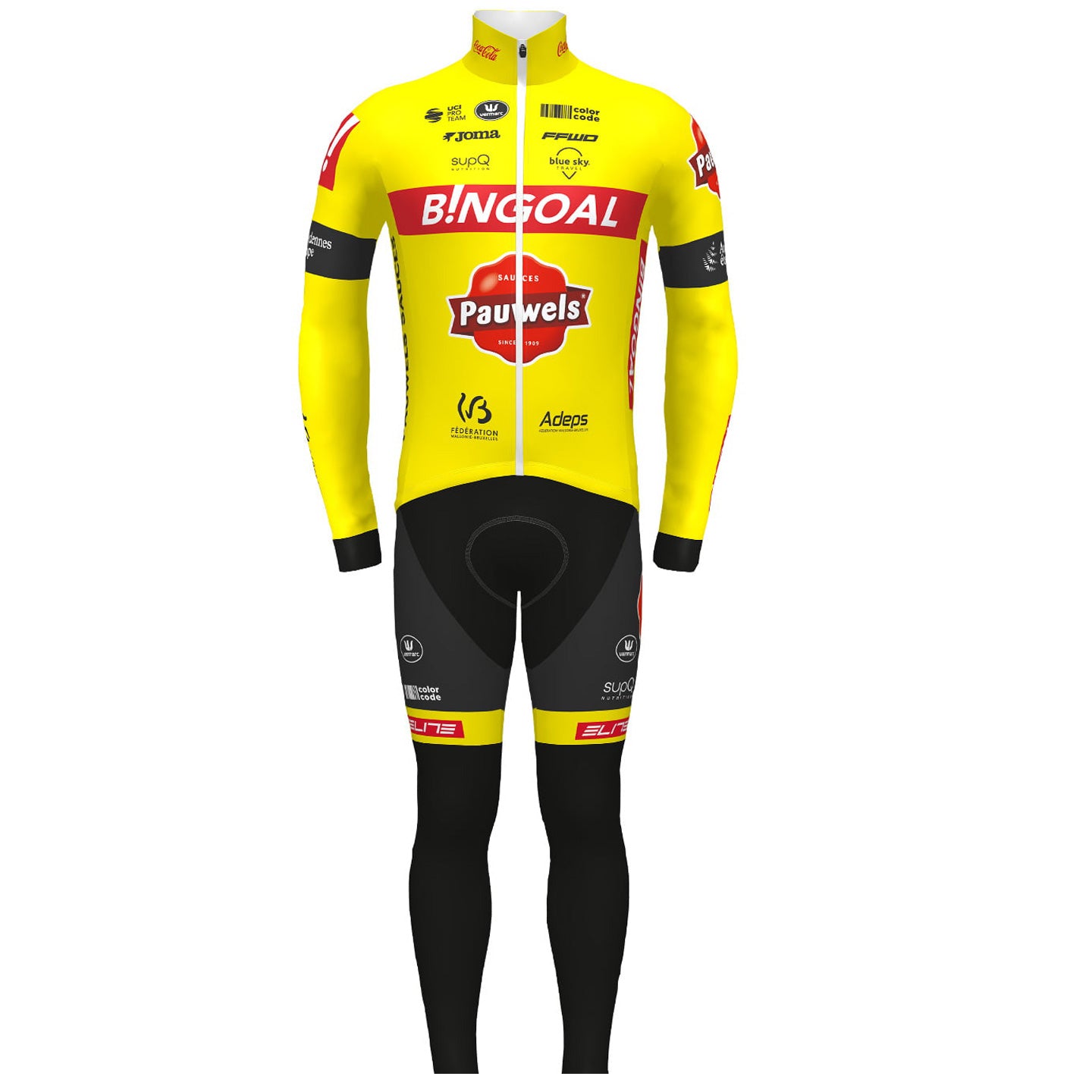 Cycling Long Sleeve Jersey Bib Pants MTB Riding Sets Bingoal-2022-001-DF