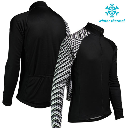 FLeece Long Sleeve Cycling Jersey (Bib) Pants 1007