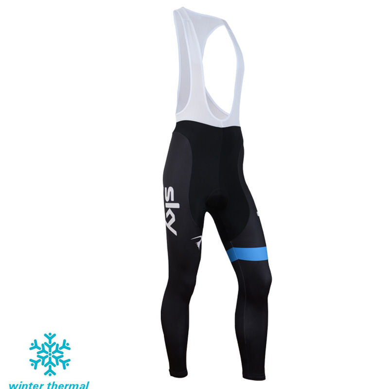 Winter Fleece Long Sleeve Cycling Jersey (Bib) Pants 132