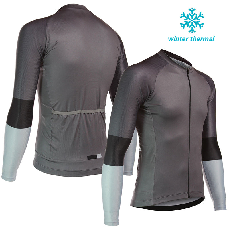FLeece Long Sleeve Cycling Jersey (Bib) Pants 1145
