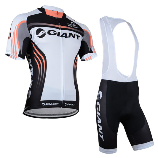 Men's Breathable Short Sleeve Cycling Jersey (Bib) Shorts