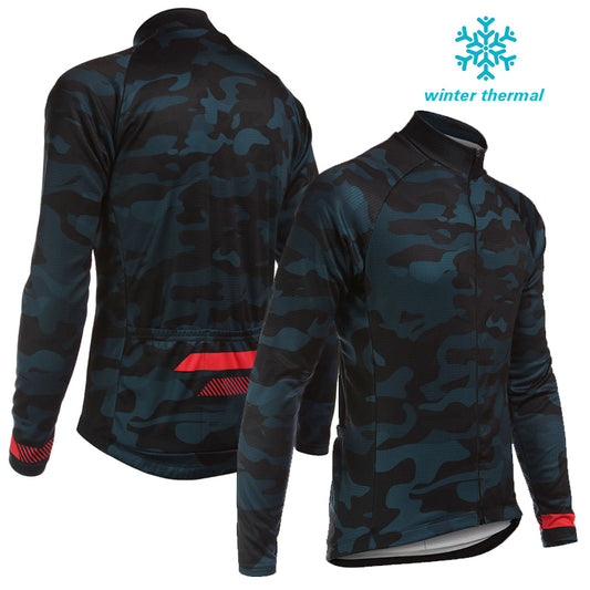 FLeece Long Sleeve Cycling Jersey (Bib) Pants 1146