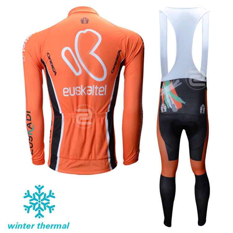 Winter Fleece Long Sleeve Cycling Jersey (Bib) Pants 031