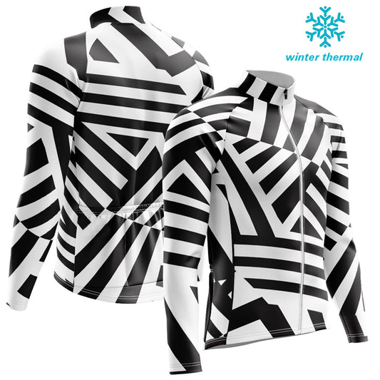 FLeece Long Sleeve Cycling Jersey (Bib) Pants 1143