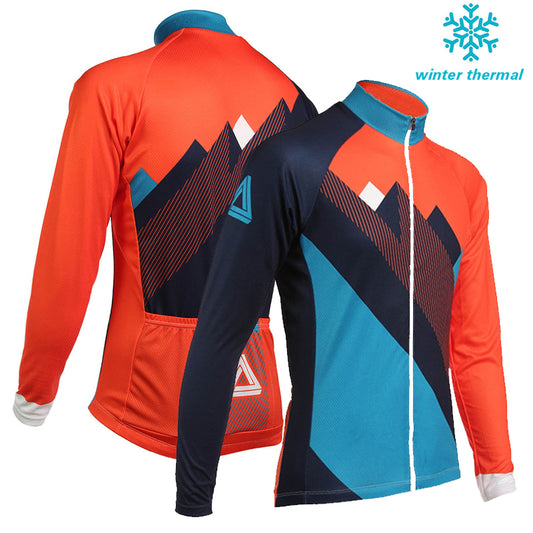 FLeece Long Sleeve Cycling Jersey (Bib) Pants 1064