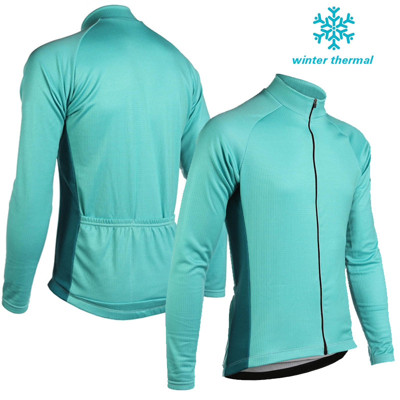 FLeece Long Sleeve Cycling Jersey (Bib) Pants 1142