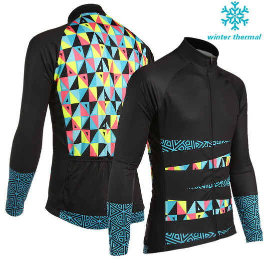 FLeece Long Sleeve Cycling Jersey (Bib) Pants 1139