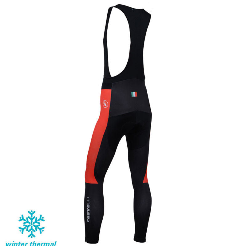 Winter Fleece Long Sleeve Cycling Jersey (Bib) Pants 104