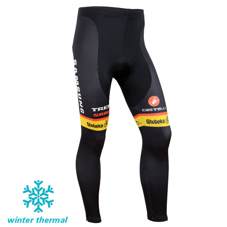 Winter Fleece Long Sleeve Cycling Jersey (Bib) Pants 064