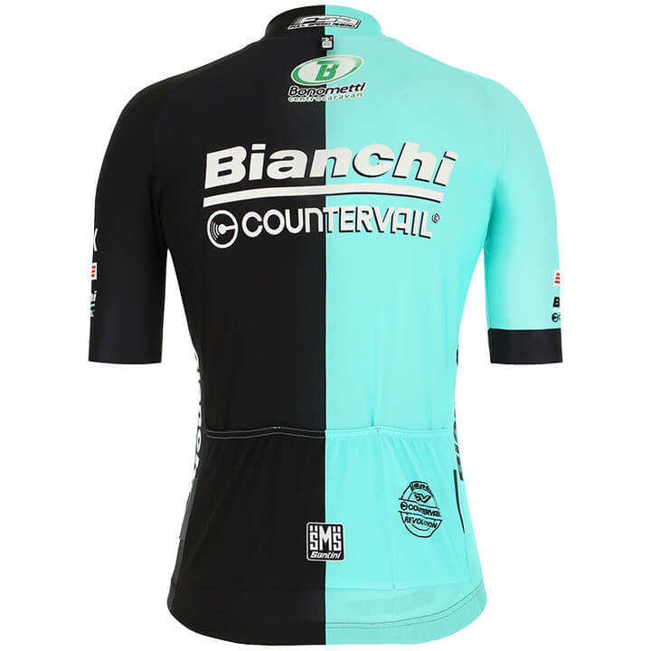 Bianchi Men's Breathable Short Sleeve Cycling Jersey (Bib) Shorts Bianchi-2022-001-AC