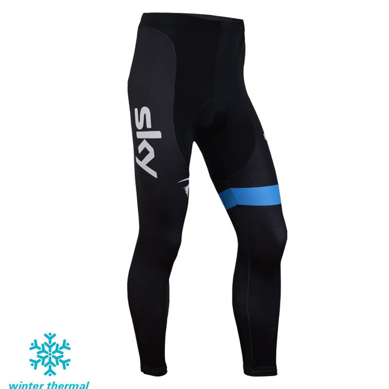 Winter Fleece Long Sleeve Cycling Jersey (Bib) Pants 132