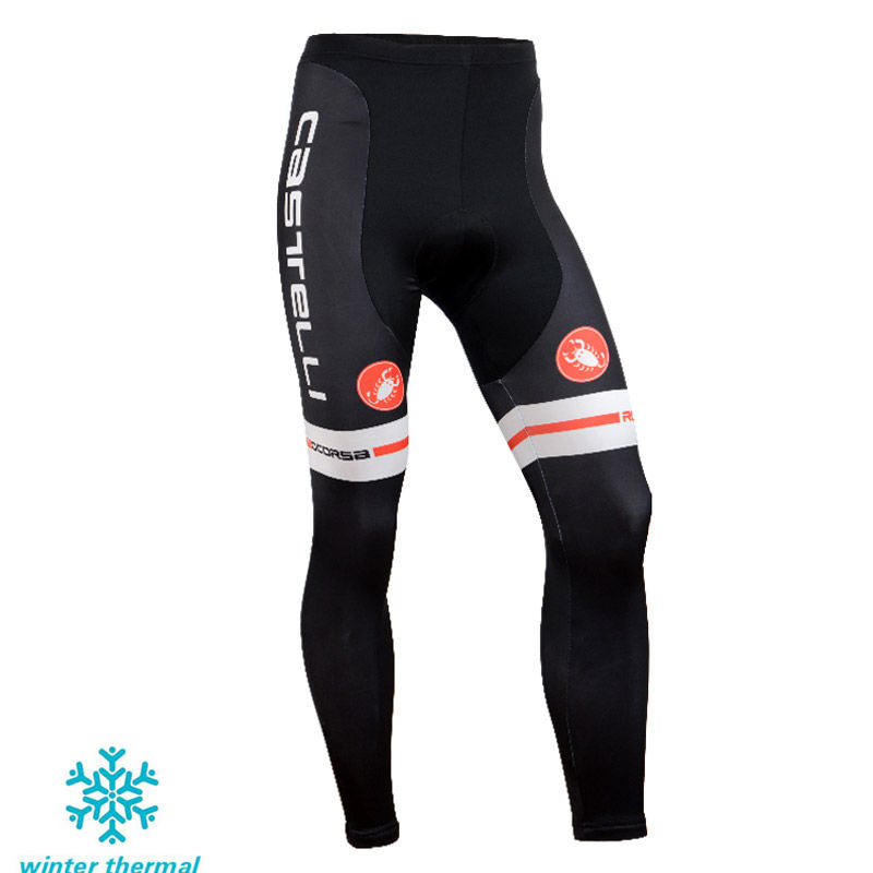 Winter Fleece Long Sleeve Cycling Jersey (Bib) Pants 111