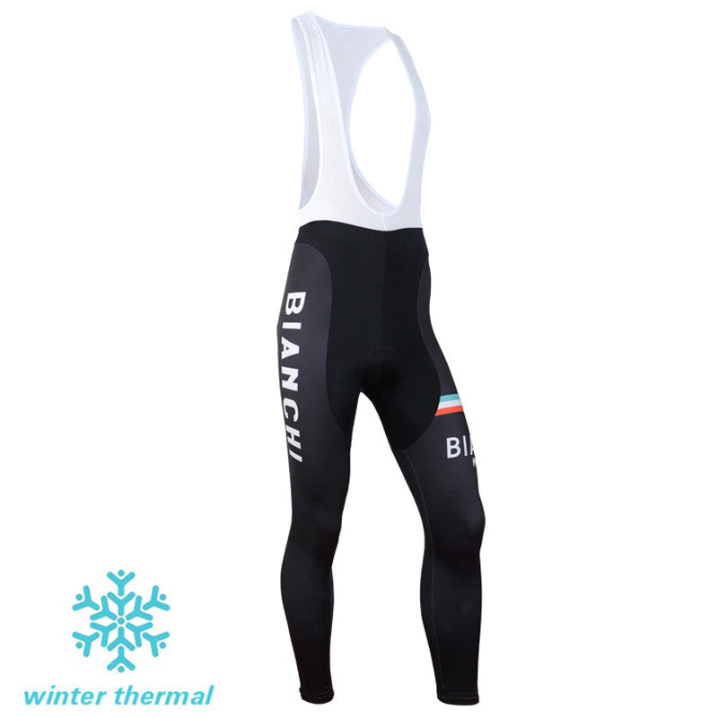 Winter Fleece Long Sleeve Cycling Jersey (Bib) Pants 095