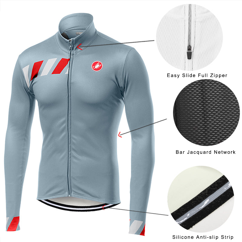 Long Sleeve Cycling Jersey (Bib) Pants 514 2019 Castelli-006