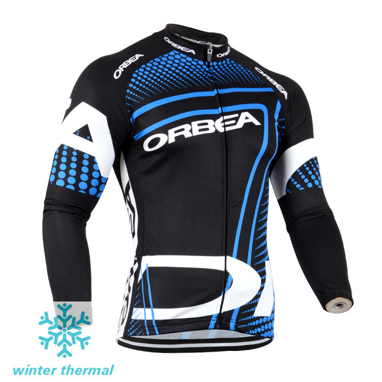 Winter Fleece Long Sleeve Cycling Jersey (Bib) Pants 099
